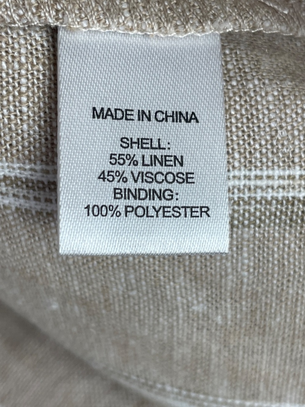 DREW Womens Tan White Striped Linen Blazer Jacket Size Small - NWT $262 - Picture 6 of 7